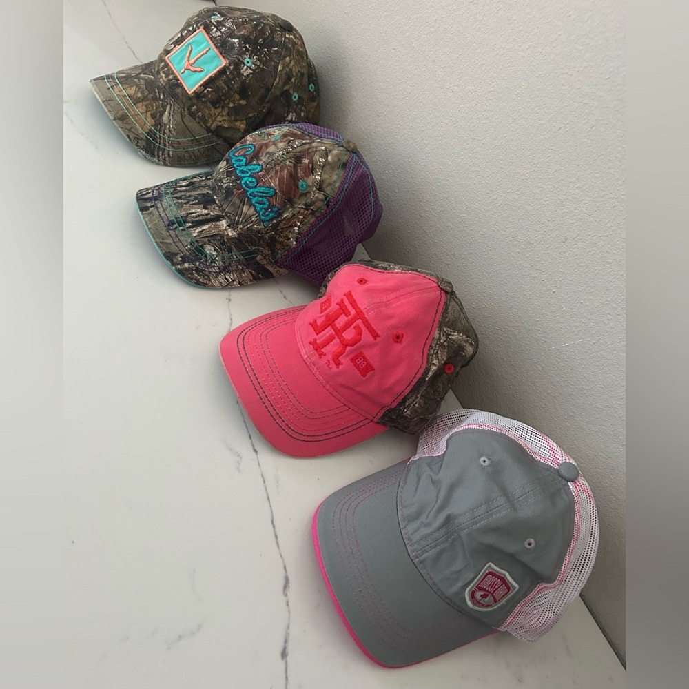 Camo and Hunting Women's Hat Bundle. Realtree, Mossy Oak and Cabela’s - Picture 2 of 3